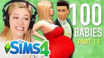 The 100 Baby Challenge - Episode 8 - Single Girl Traumatizes Her Kids In The Sims 4 | Part 8