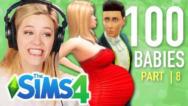 The 100 Baby Challenge - S01E08 - Single Girl Traumatizes Her Kids In The Sims 4 | Part 8