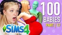 The 100 Baby Challenge - Episode 17 - Single Girl Woohoos An Alien In The Sims 4 | Part 17