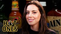 Hot Ones - Episode 4 - Aubrey Plaza Snorts Milk While Eating Spicy Wings