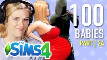 The 100 Baby Challenge - Episode 24 - Single Girl Flirts With Death In The Sims 4 | Part 24
