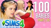 The 100 Baby Challenge - Episode 25 - Single Girl Fears The End In The Sims 4 | Part 25