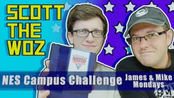 James & Mike Mondays - S2019E26 - Scott the Woz plays NES Campus Challenge with James and Mike