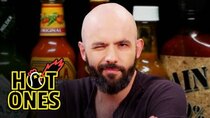 Hot Ones - Episode 8 - Binging with Babish Gets a Tattoo While Eating Spicy Wings