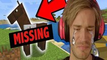 PewDiePie's Epic Minecraft Series - Episode 4 - I LOST my horse in Minecraft (REAL TEARS) - Part 4