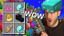 PewDiePie's Epic Minecraft Series - Episode 23 - I found AMAZING loot from FISHING in Minecraft! - Part 23