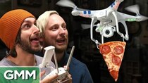 Good Mythical Morning - Episode 108 - Pizza Drone Challenge