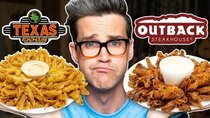 Good Mythical Morning - Episode 99 - Texas Roadhouse vs. Outback Steakhouse Taste Test | FOOD FEUDS