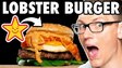 Carl’s Jr. Lobster Champagne Brunch Burger Taste Test