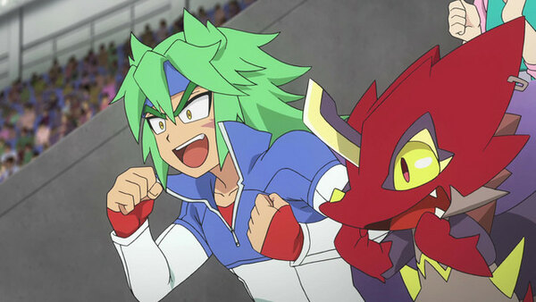 Future Card Shin Buddyfight - Ep. 43 - Let it Loose! Deity Creations Fangflare, Gargantua Punisher!