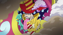 One Piece - Episode 858 - Another Crisis! Gear Four vs. Unstoppable Donuts!