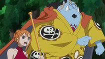 One Piece - Episode 846 - A Lightning Counterattack! Nami and Zeus the Thundercloud!