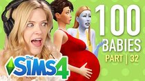 The 100 Baby Challenge - Episode 32 - Single Girl Freezes To Death In The Sims 4 | Part 32