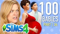 The 100 Baby Challenge - Episode 34 - Single Girl Kicks Out Her First Born In The Sims 4 | Part 34