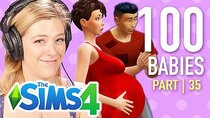 The 100 Baby Challenge - Episode 35 - Single Girl Fishes For Men In The Sims 4 | Part 35