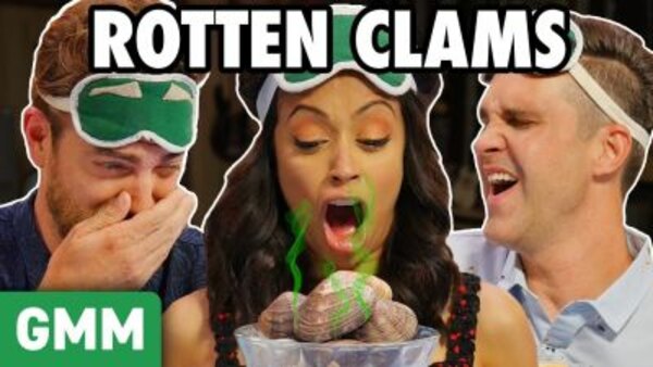 Good Mythical Morning - S14E03 - Nasty Smell Challenge with Liza Koshy