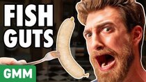 Good Mythical Morning - Episode 4 - Mystery Sausage Taste Test (GAME) Ft. Chow Crown