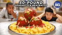 Making it Big - Episode 8 - I Made Giant 50-Pound Spaghetti And Meatballs for Kalen Reacts...