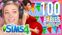 The 100 Baby Challenge - Episode 42 - Single Girl Has 50 Babies In The Sims 4 | Part 42