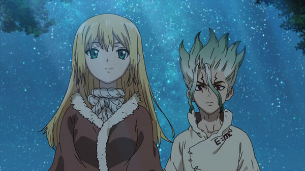Dr. Stone - Ep. 17 - A Hundred Nights and a Thousand Skies