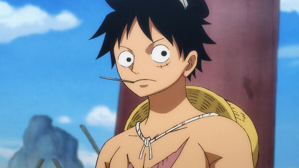 One Piece - Ep. 908 - The Coming of the Treasure Ship! Luffytaro Returns the Favor!
