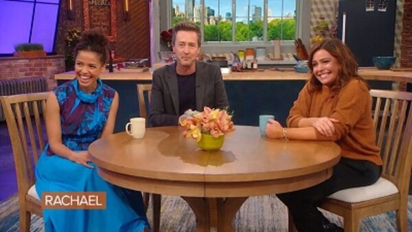 Rachael Ray - S14E40 - Edward Norton and His Co-Star, Gugu Mbatha-Raw, Are at the Kitchen Table