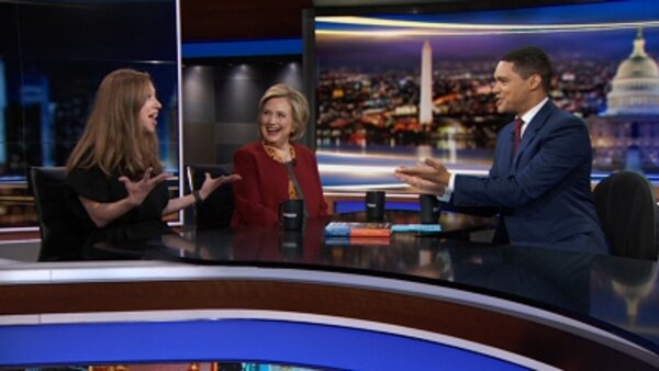 The Daily Show - S25E16 - Hillary Rodham Clinton & Chelsea Clinton