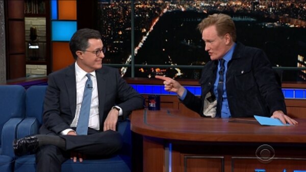 The Late Show with Stephen Colbert - S05E36 - Curtis “50 Cent” Jackson, Conan O'Brien, Rob Corddry