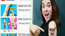 Totally Trendy - Episode 100 - Trying DIY Tattoos From The Internet!