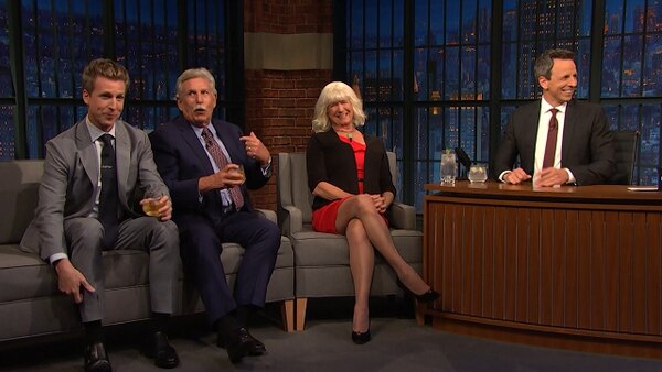 Late Night with Seth Meyers - S07E36 - Josh Meyers, Hilary & Larry Meyers