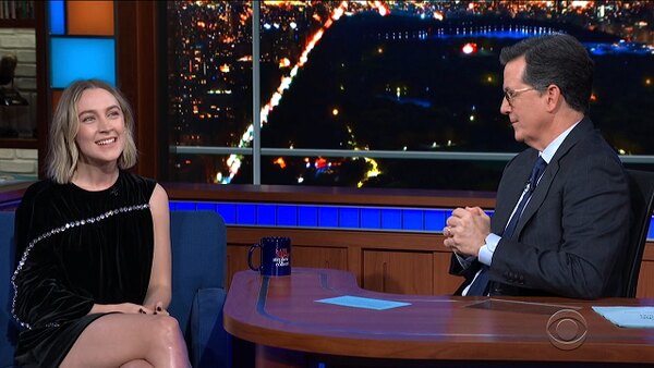 The Late Show with Stephen Colbert - S05E56 - Saoirse Ronan, Tom Brokaw