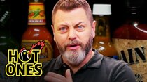 Hot Ones - Episode 7 - Nick Offerman Gets the Job Done While Eating Spicy Wings