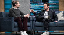 Comedy Bang! Bang! - Episode 35 - David Krumholtz Wears a Blue Zip-Up Jacket and Grey Sneakers