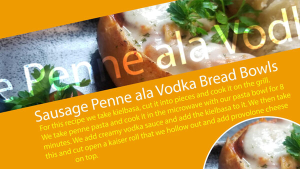 LunchBreak - S02E25 - Sausage Penne Ala Vodka Bread Bowls