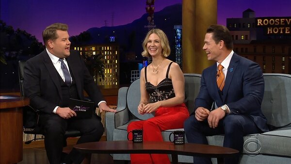 The Late Late Show with James Corden - S05E59 - January Jones, John Cena, Raanan Hershberg