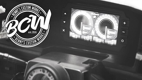 Benny's Custom Works - S02E04 - CRESTA- Haltech Display Dash & 3D Printed Mount