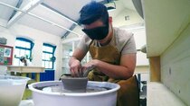 The Great Pottery Throw Down - Episode 4 - Multi-Coloured Slip Cast & Blindfolded Throwing