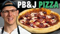 Mythical Kitchen - Episode 7 - Josh Makes a Peanut Butter and Jelly Pizza