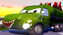 Tom's Paint Shop in Car City - Episode 7 - Tyson is a Stegosaurus/Frank is Super Mario
