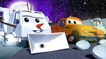 Tom's Paint Shop in Car City - Episode 17 - Christmas: Frank the Firetruck is Santa Claus/Sam the Snowplow...