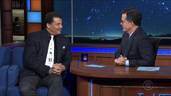 The Late Show with Stephen Colbert - S05E100 - Neil deGrasse Tyson, Hannah Einbinder, Ty Burrell