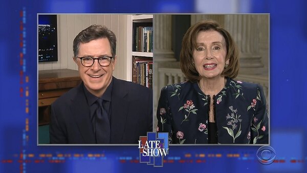 The Late Show with Stephen Colbert - S05E108 - Nancy Pelosi, Alicia Keys
