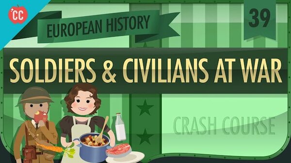 Crash Course European History - S01E39 - World War II Civilians and Soldiers