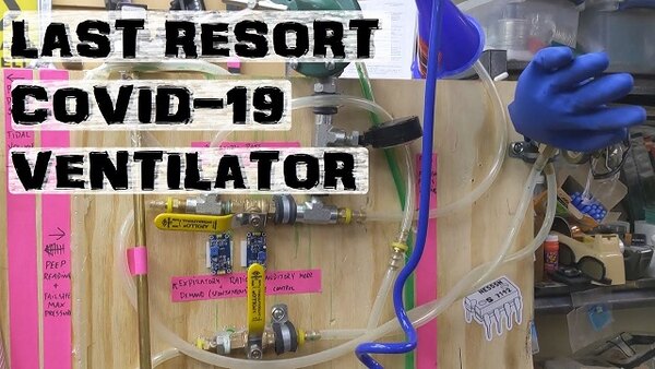 AvE - S2020E28 - Simplest Ventilator Prototype? | 555 timer!