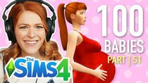 The 100 Baby Challenge - Episode 1 - Single Girl Tries The 100 Baby Challenge In The Sims 4 | Part...