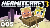 Hermitcraft [FalseSymmetry] - Episode 5 - TWO DERPS IN A BOAT?!