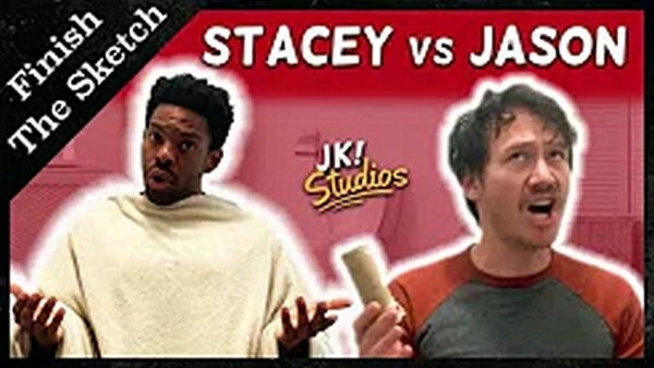 JK! Studios - S2020E28 - Stacey vs Jason - Finish the Sketch in Quarantine