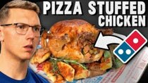 Mythical Kitchen - Episode 40 - Domino's Pizza Stuffed Chicken Recipe