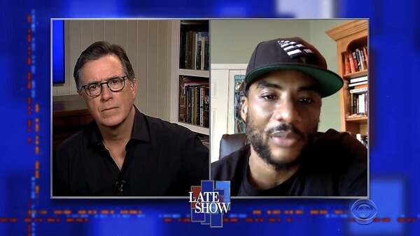 The Late Show with Stephen Colbert - S05E140 - Charlamagne Tha God, Tunde Adebimpe