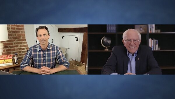 Late Night with Seth Meyers - S07E116 - Sen. Bernie Sanders, Yvonne Orji, Black Pumas